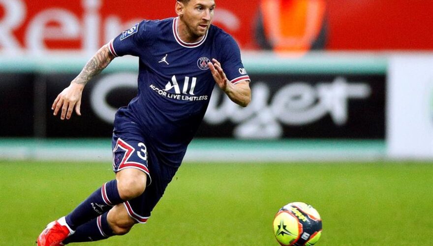 Lionel Messi con el PSG